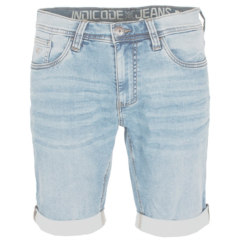 Indicode Heren Indelmare Denim shorts Blauw