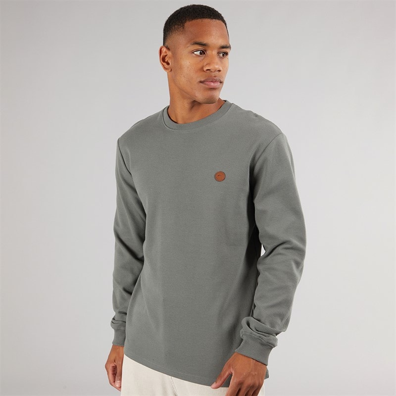 Indicode Heren Salupe Sweatshirt Castor Grijs