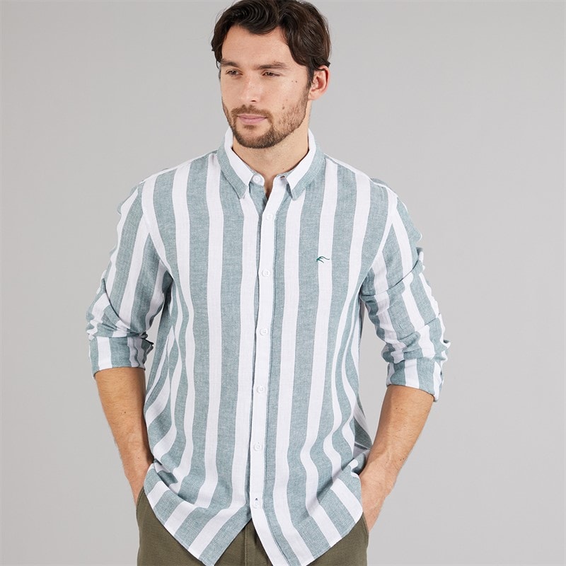 Indicode Heren Indonuld Shirt Smoke Pine