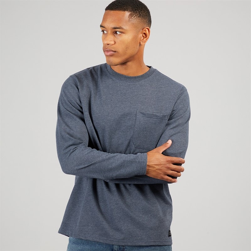 Indicode T-shirt à manches longues Zarmark Homme Sky Captain