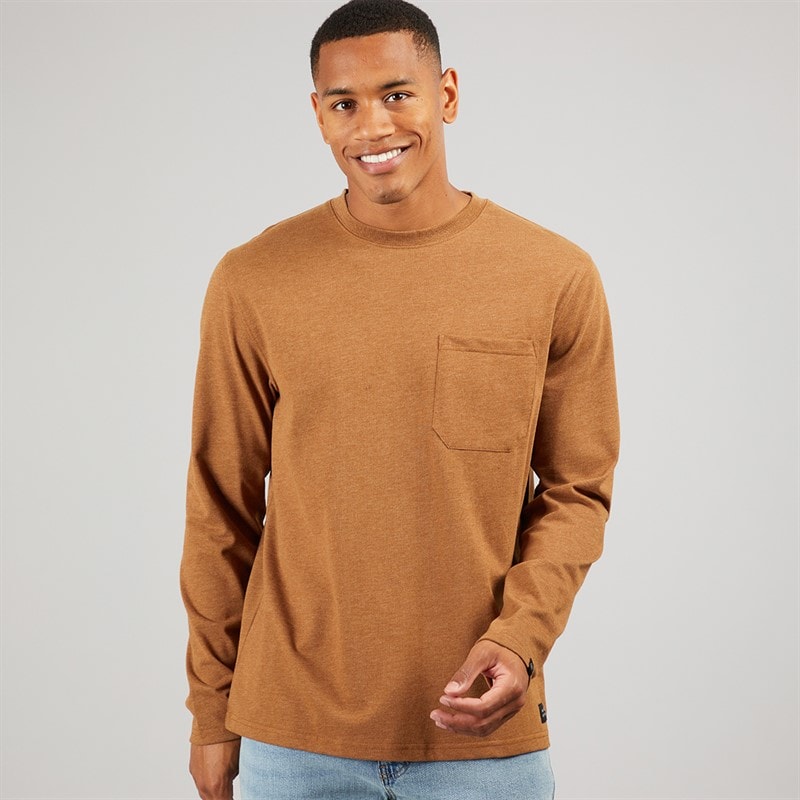 Indicode T-shirt à manches longues Zarmark Homme Monks Robe