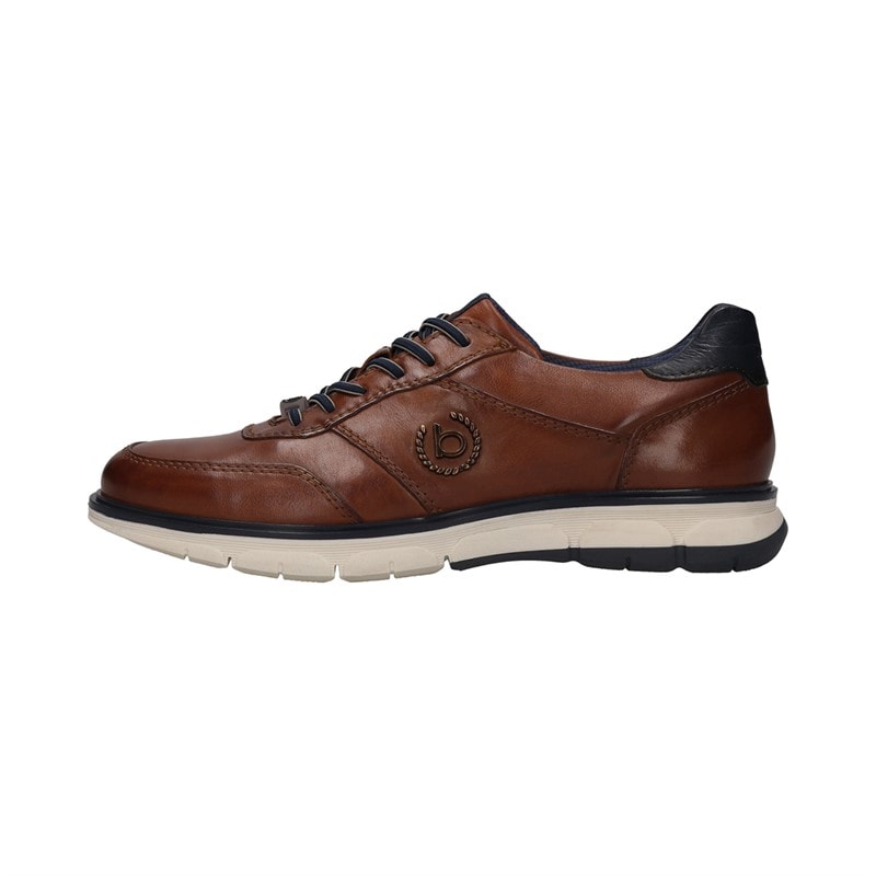 Bugatti Herren Schnürschuhe Cognac