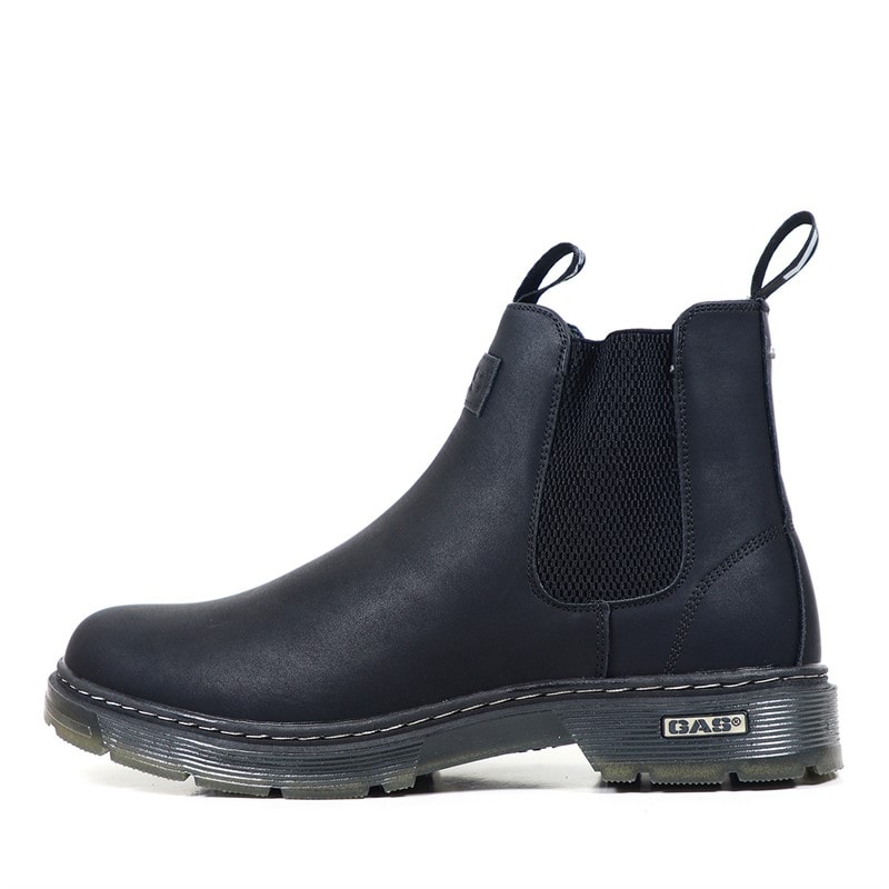 GAS Heren laarzen Total Black