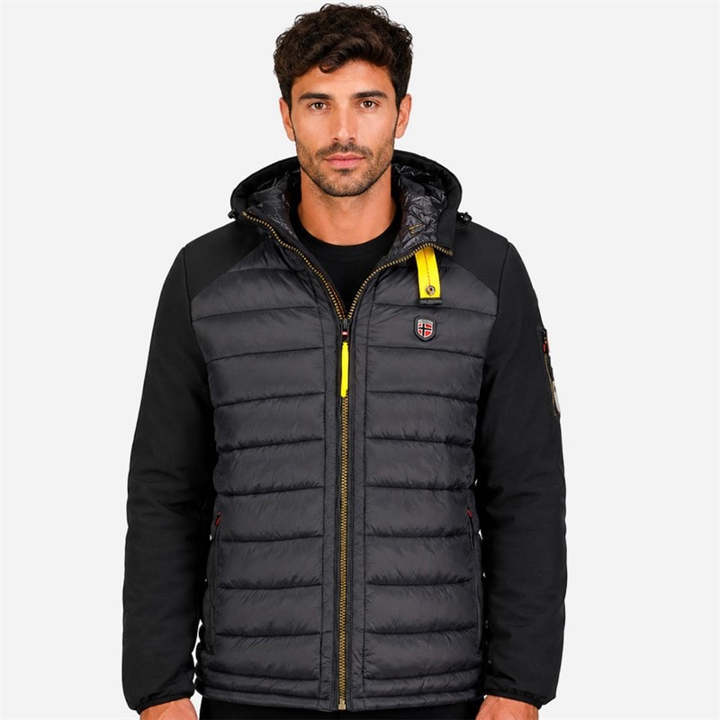 Geographical Norway parka kurtka dla niego kolor Czarny
