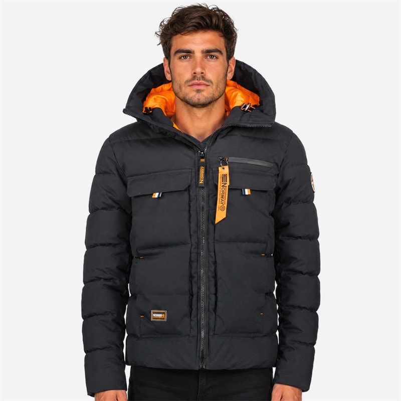 Geographical Norway parka kurtka dla niego kolor Czarny