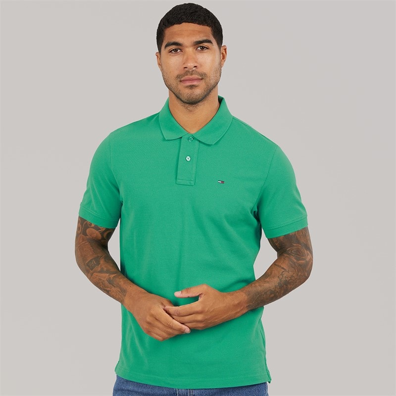 Tommy Jeans Herren Poloshirt Bahama Green