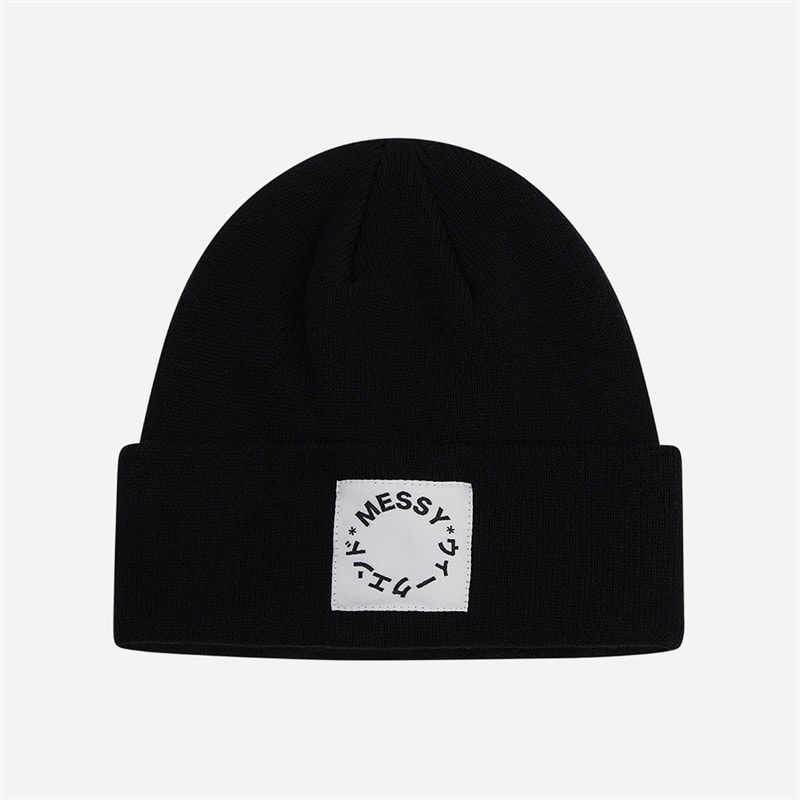 MessyWeekend Beanie dla niego kolor Czarny