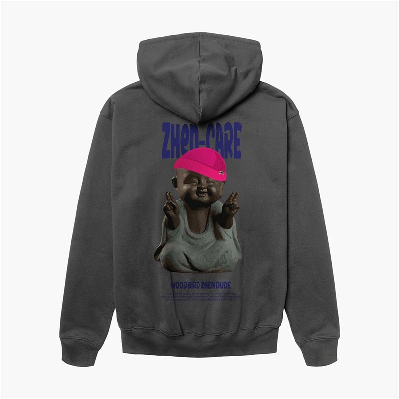 Woodbird Herren Pacs Dude Hoodie Antra Grey
