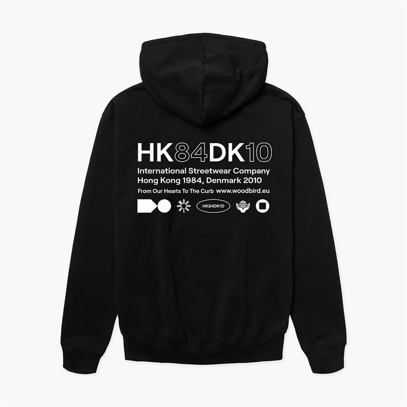 Woodbird Herren Pacs HKDK Hoodie Schwarz