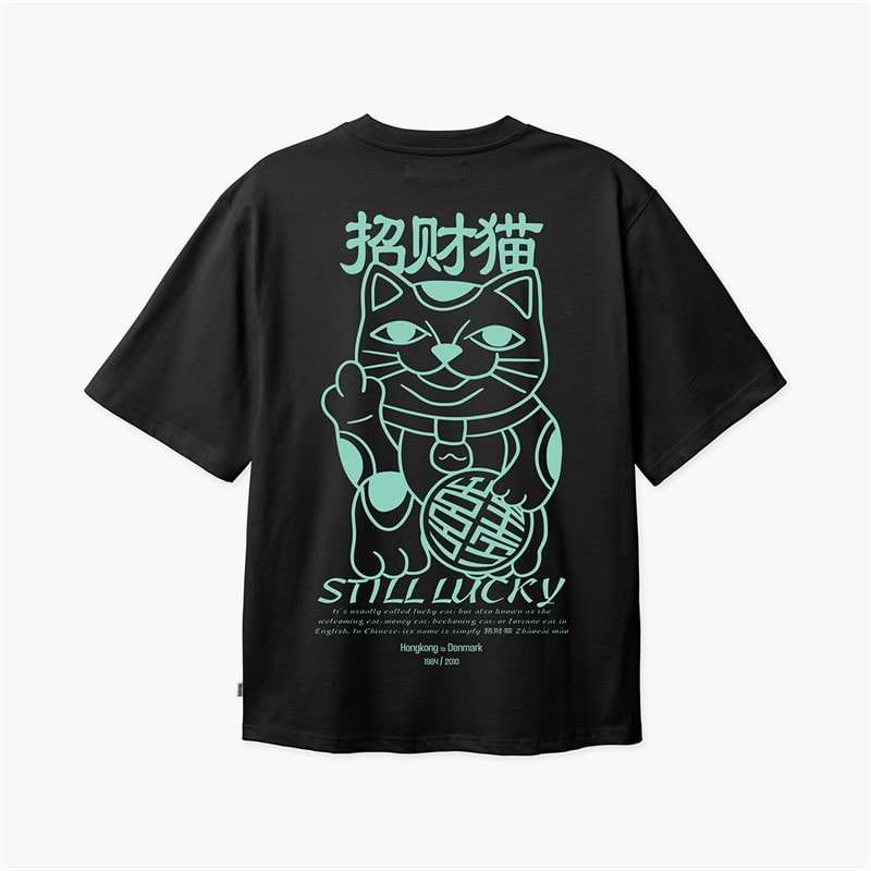 Woodbird Herren Baine Lucky T Shirt Schwarz