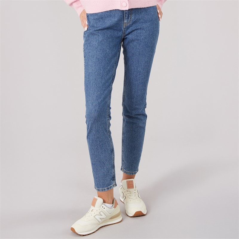 JJ REBEL Dames Michelle Skinny Fit Jeans 635 Middelblauw