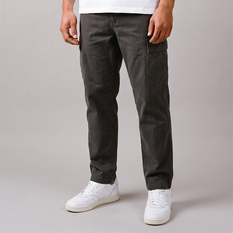 JJ REBEL Herren Carlos Relaxed Cargohose Asphalt