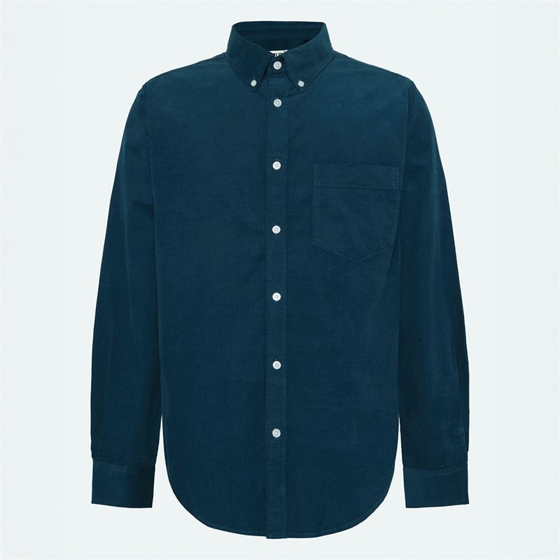 Minimum Heren Colt Shirt met Lange Mouwen 4324 Legion Blue