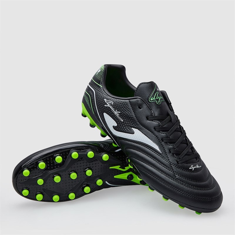 Joma Heren Aguila 25 AG Kunstgras Voetbalschoenen Zwart/Fluoro Green