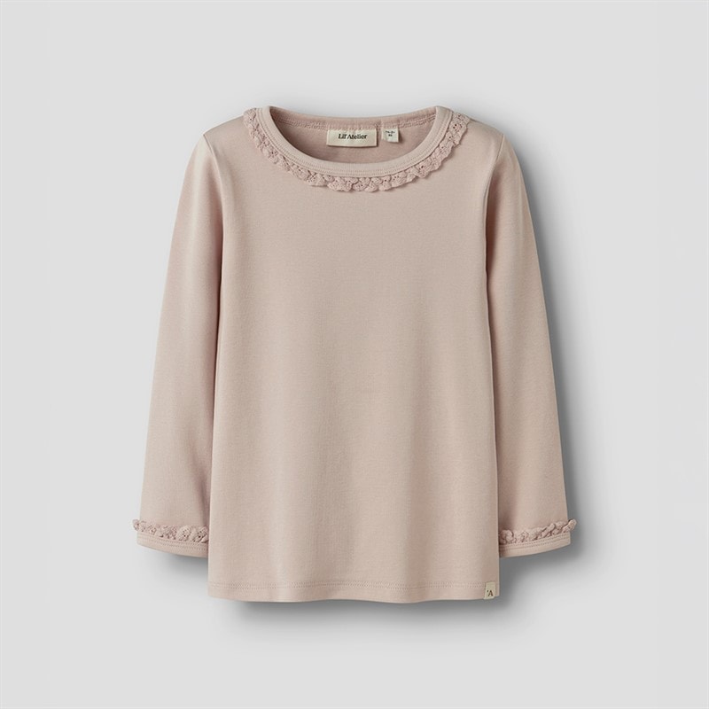 Lil' Atelier Fille Layo Haut Manches Longues Peach Whip
