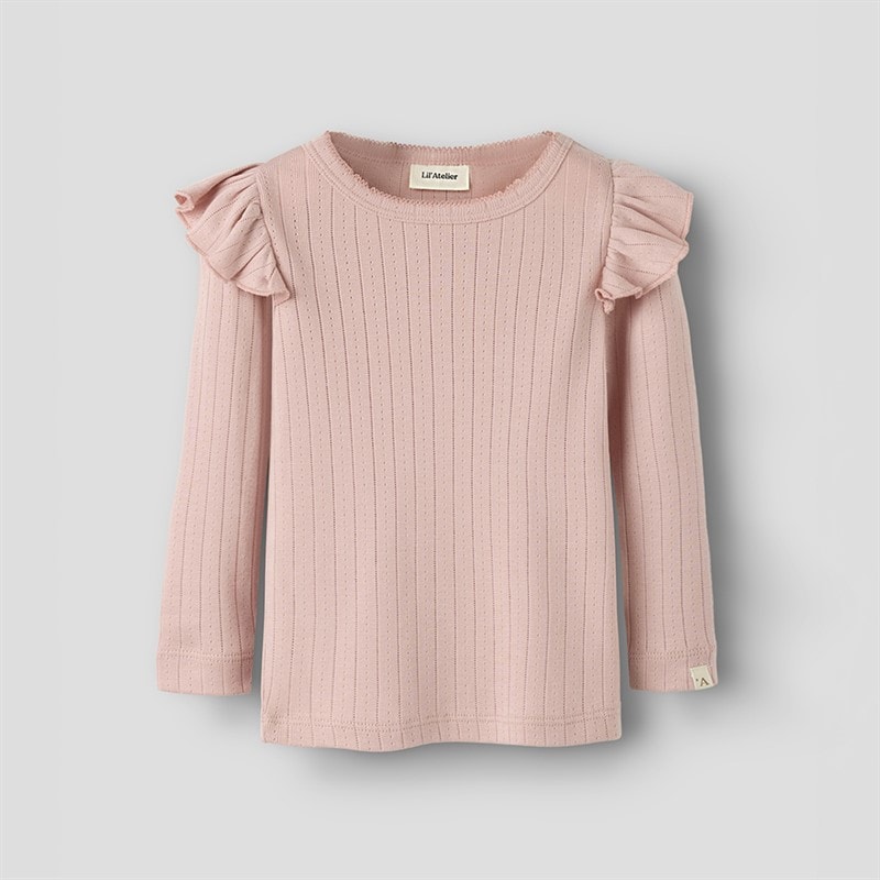 Lil' Atelier Fille Rachel Haut Manches Longues Misty Rose