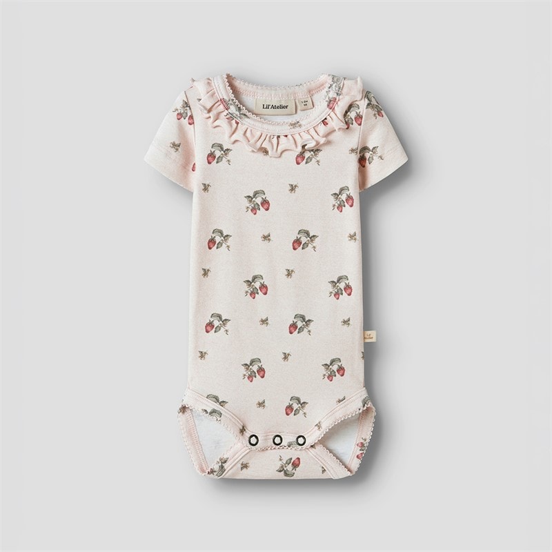 Lil' Atelier Grenouillère bébé à manches courtes Fille Gayo Morganite