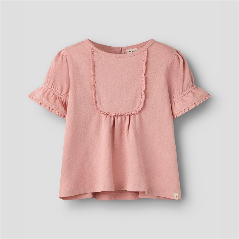 Lil' Atelier T-shirt manches courtes Halina Fille Rose Tan