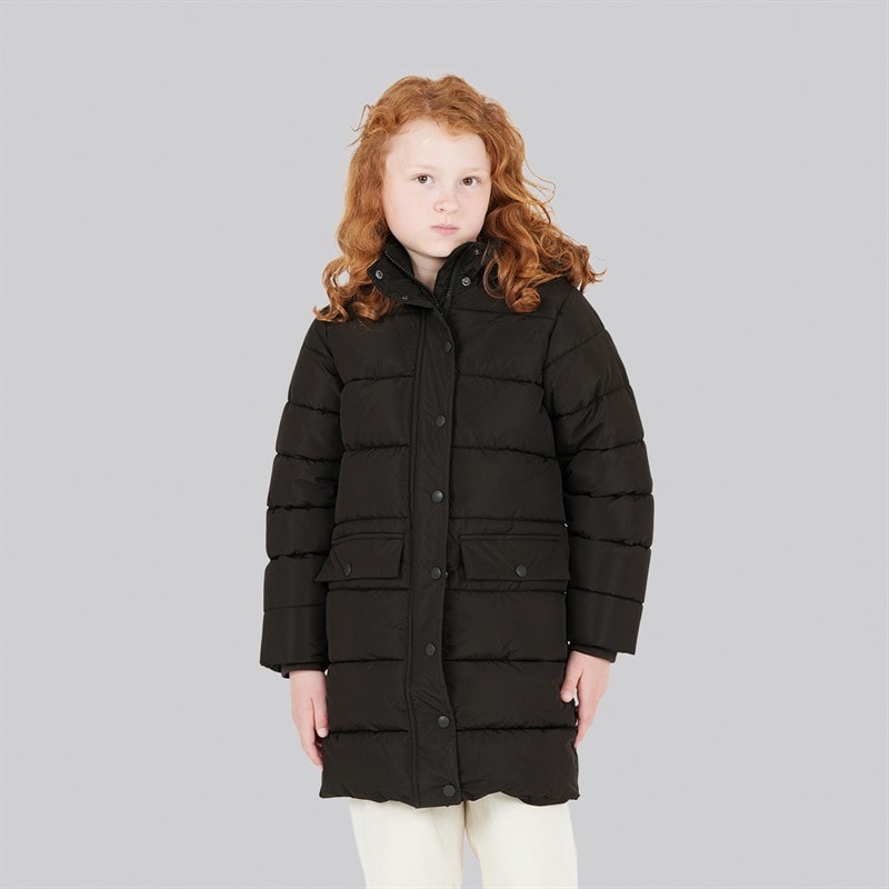 Zig Zag Meisjes Luisa Puffer Parka Jas 1001 Black