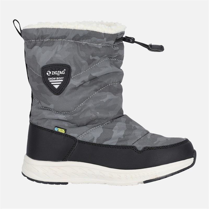 Zig Zag Bottes d'hiver imperméables réfléchissantes Sanen Enfant 1001 Black