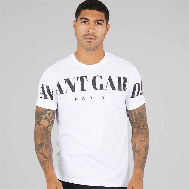 Avant Garde T-shirt blanc Homme Criptic