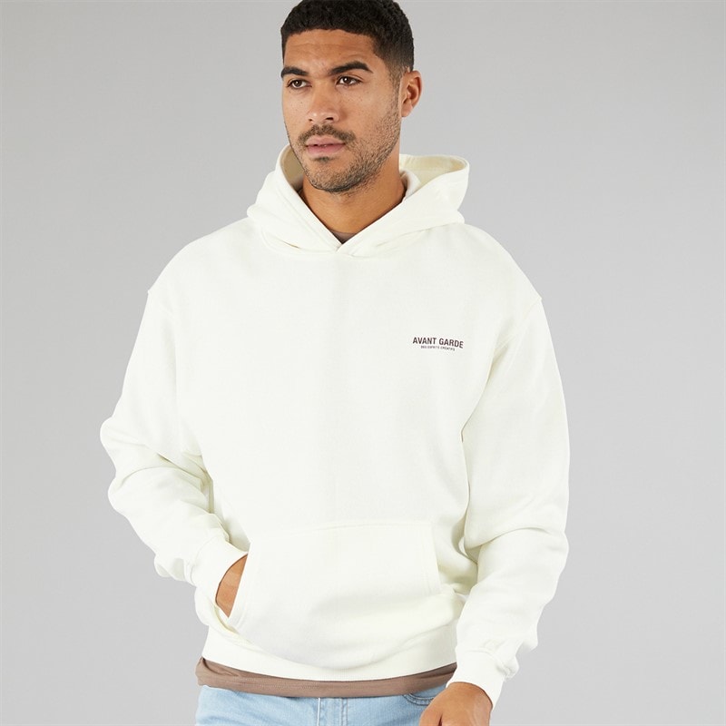 Avant Garde Sweat à Capuche crème homme