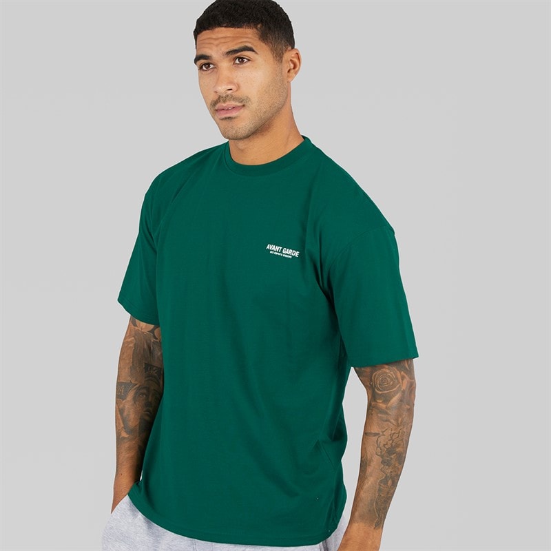 Avant Garde T-shirt Créatifs Homme Emeraude