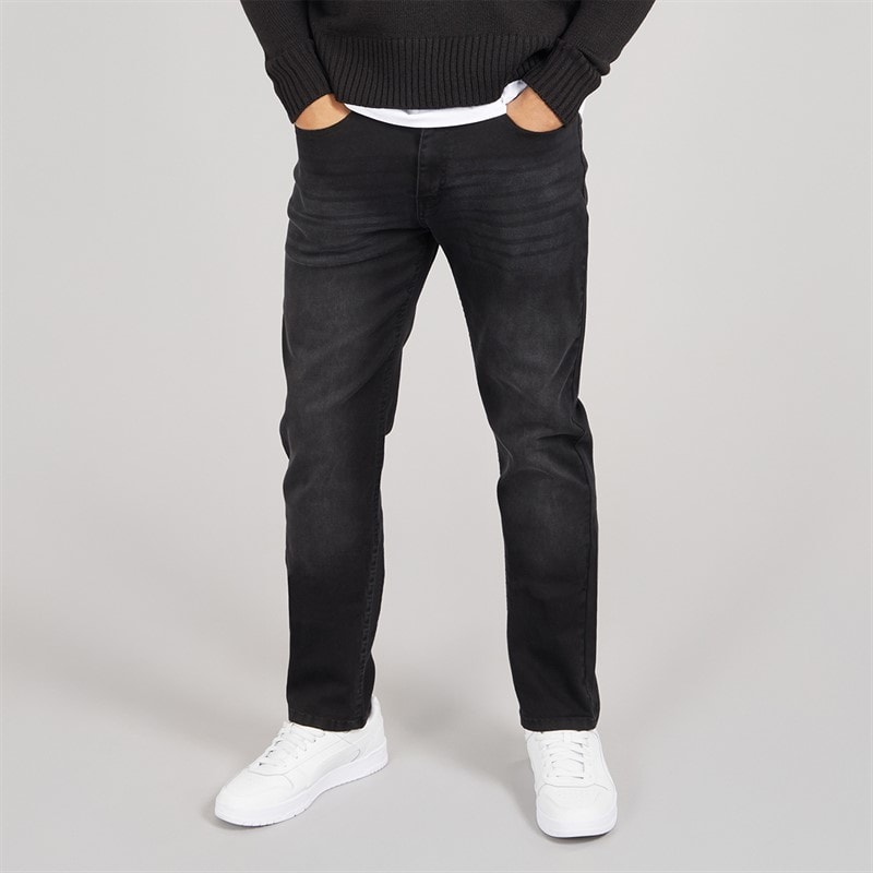 Avant Garde Heren Harlow Straight jeans Zwart