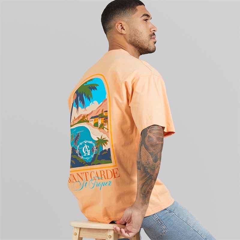 Avant Garde Terrain T-shirt dla niego kolor Peach