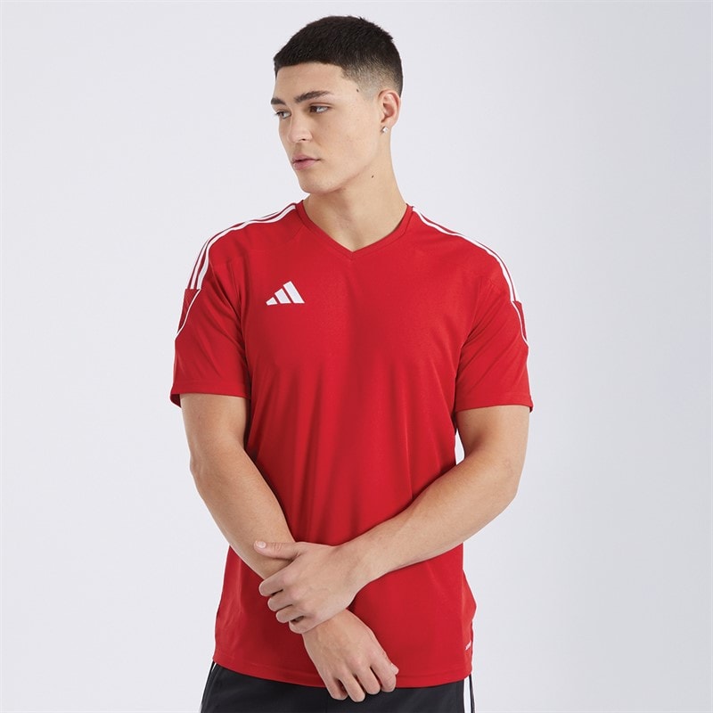 adidas Herren Tiro 23 Performance Sporttops Rot
