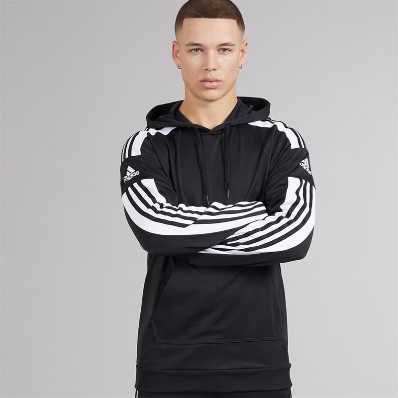 adidas Heren Squadra 21 Pullover Trainingshoodie Zwart/Wit