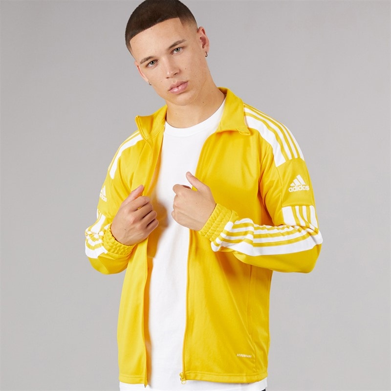 adidas Heren Squadra 21 Training Trainings-Jacke Team Yellow/Wit
