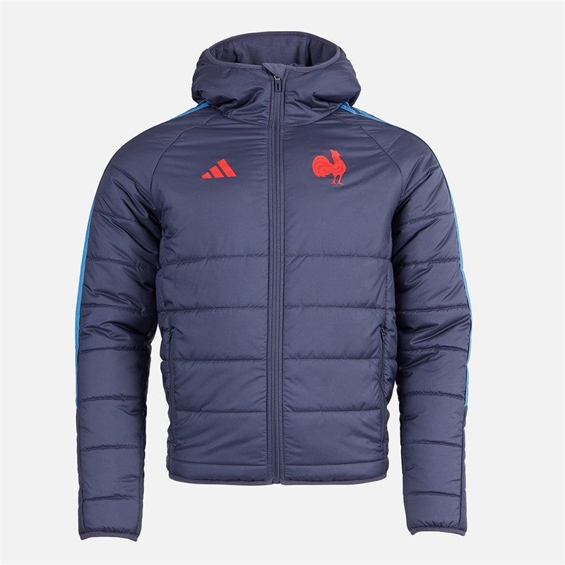 adidas Heren FFR Frankrijk Rugby Winterjas Shadow Navy