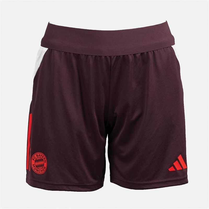 adidas Shorts d'entraînement FCB FC Bayern München Femme Shadow Maroon/Rouge