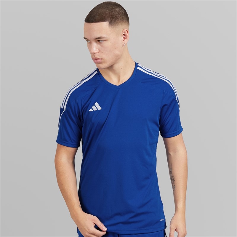adidas Heren Tiro 23 League T-Shirt Team Royal Blue/Wit