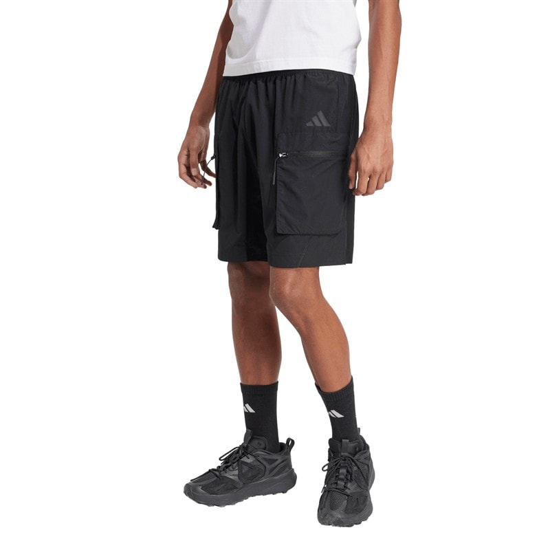 adidas Shorts tissés d'évasion urbaine Homme Noir