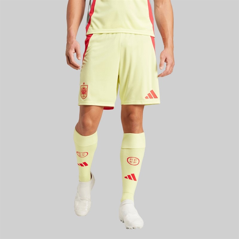 adidas Shorts extérieur FEF Espagne 24 Homme Pulse Yellow
