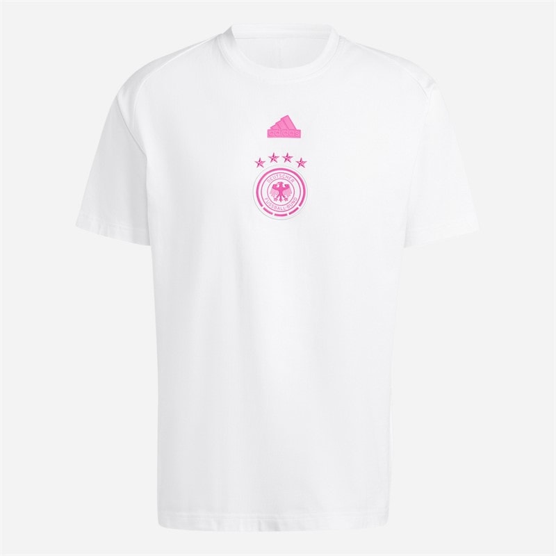 adidas Heren DFB Duitsland 24 Reis T-shirt Wit
