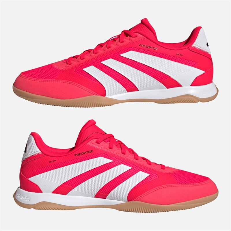 adidas Heren Predator League IN Zaalvoetbalschoenen Lucid Red/Cloud White/Core Black
