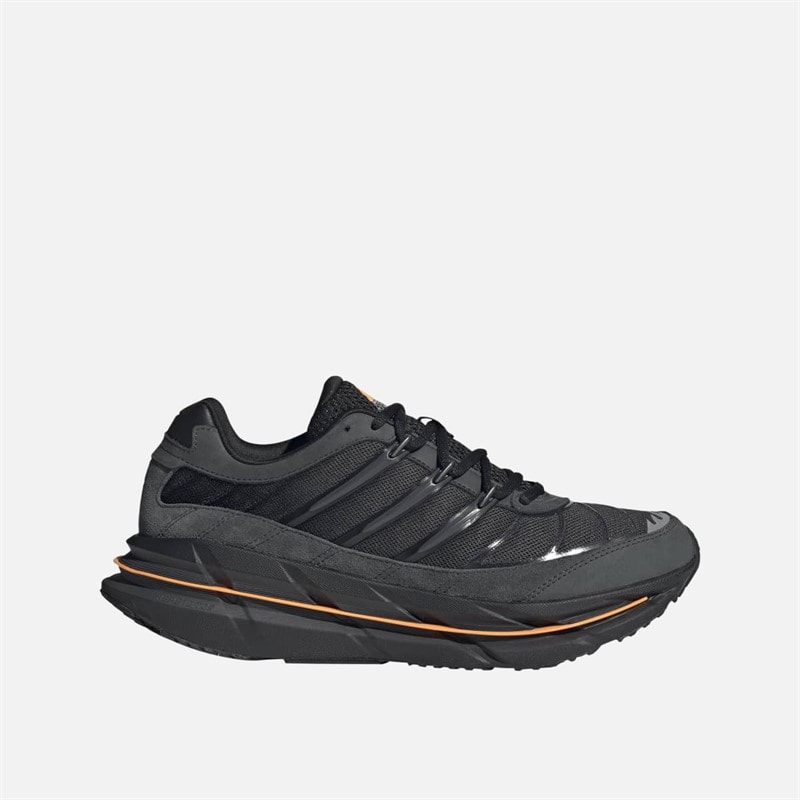adidas Heren Adistar HRMY Trainers Carbon/Core Black/Cream Orange