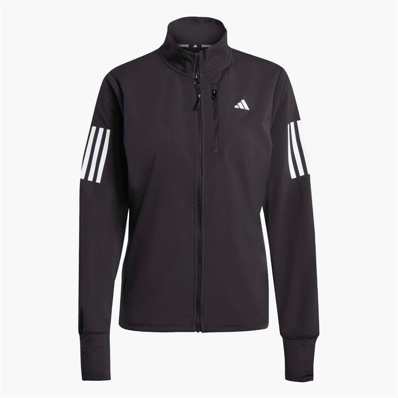 adidas Dames Own The Run Winterized Running Jas Zwart