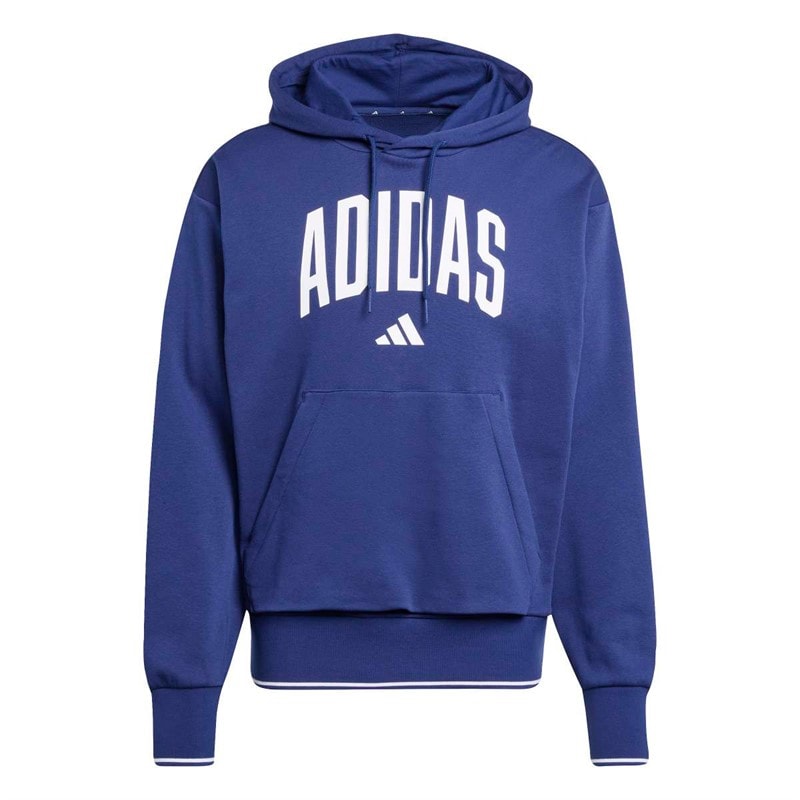 adidas Heren College Hoodie Dark Blue/Wit