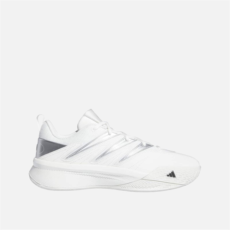 adidas Heren Dames Certified 3 Lage Basketbalschoenen Chalk White/Core Black/Silver Metallic