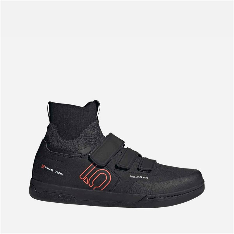 adidas Five Ten Freerider Pro Mid Mountainbike Schuhe Core Black/Solar Red/Grey Heather
