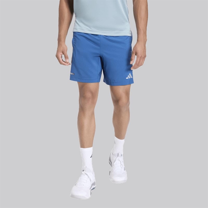 adidas Herren Tech Bekleidung Climacool Trainings Shorts Dusky Petrol/Semi Ice Tangerine/Reflective Silver
