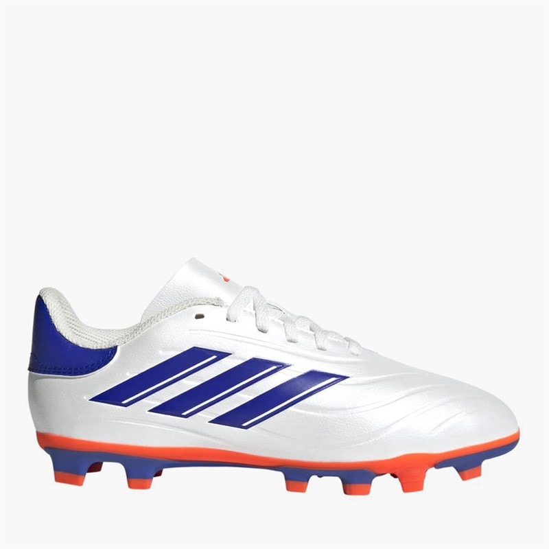 adidas Junior Copa Pure 2 Club Advancement Pack FG Kunstrasen Fussballschuhe Cloud White/Lucid Blue/Solar Red