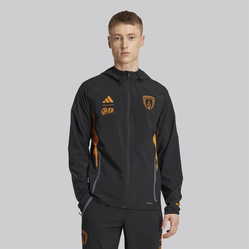 adidas Herren PFC Paris FC Ninho Tiro Trainingsjacke Schwarz