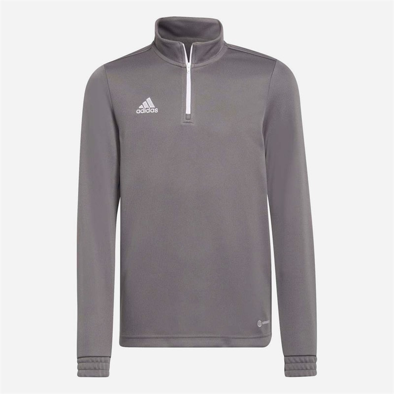 adidas Junge Junior Entrada 22 1/4 Zip Trainings Oberteil Team Grey Four