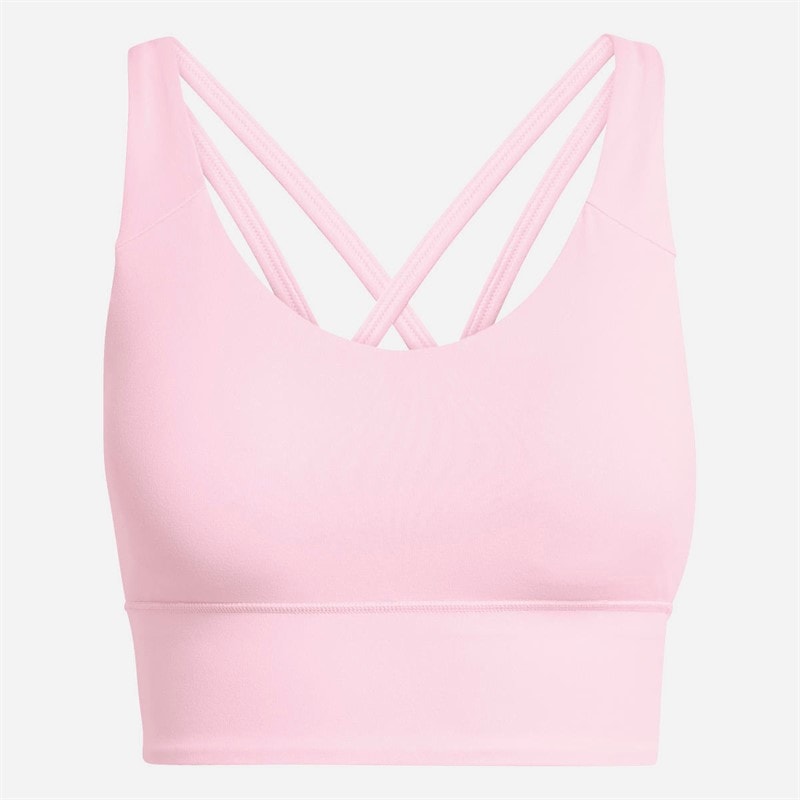 adidas Damen 3 Streifen Studio All Me Leichter Sport BH True Pink