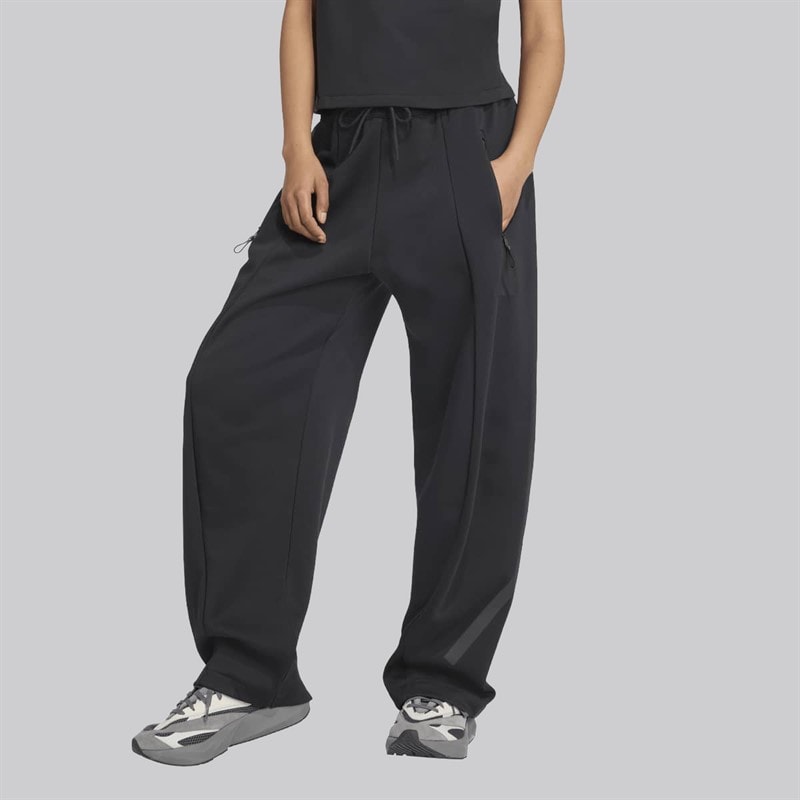 adidas Damen Z.N.E Open Hem Trainingshose Schwarz